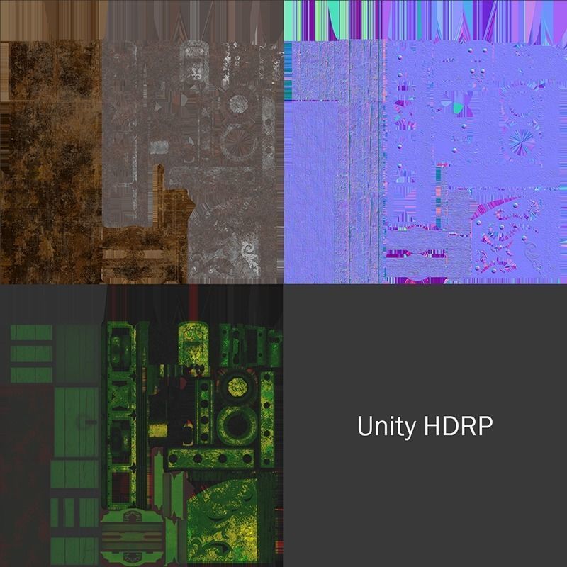 Medieval Chest Low-poly 3D model_8