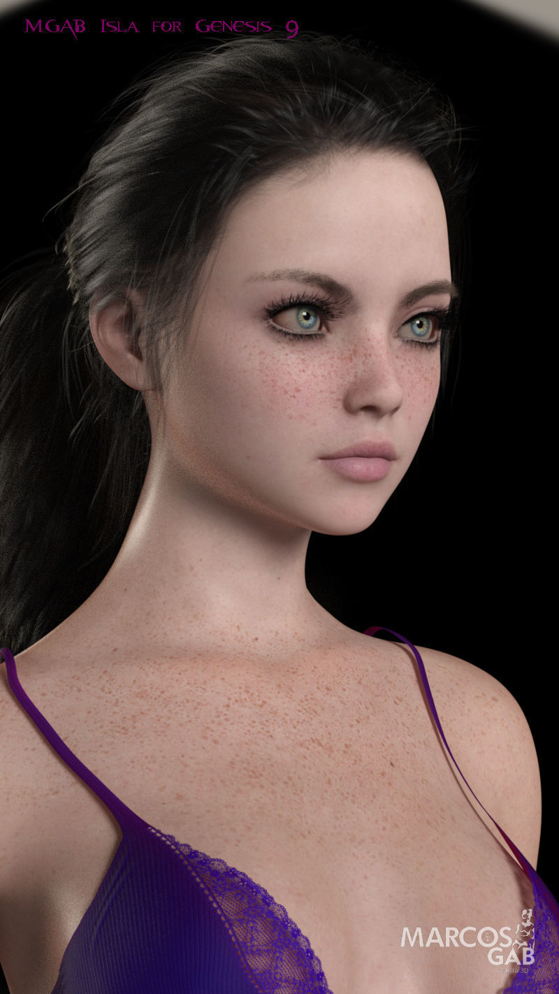 MGAB Isla for Genesis 9 3D model_4