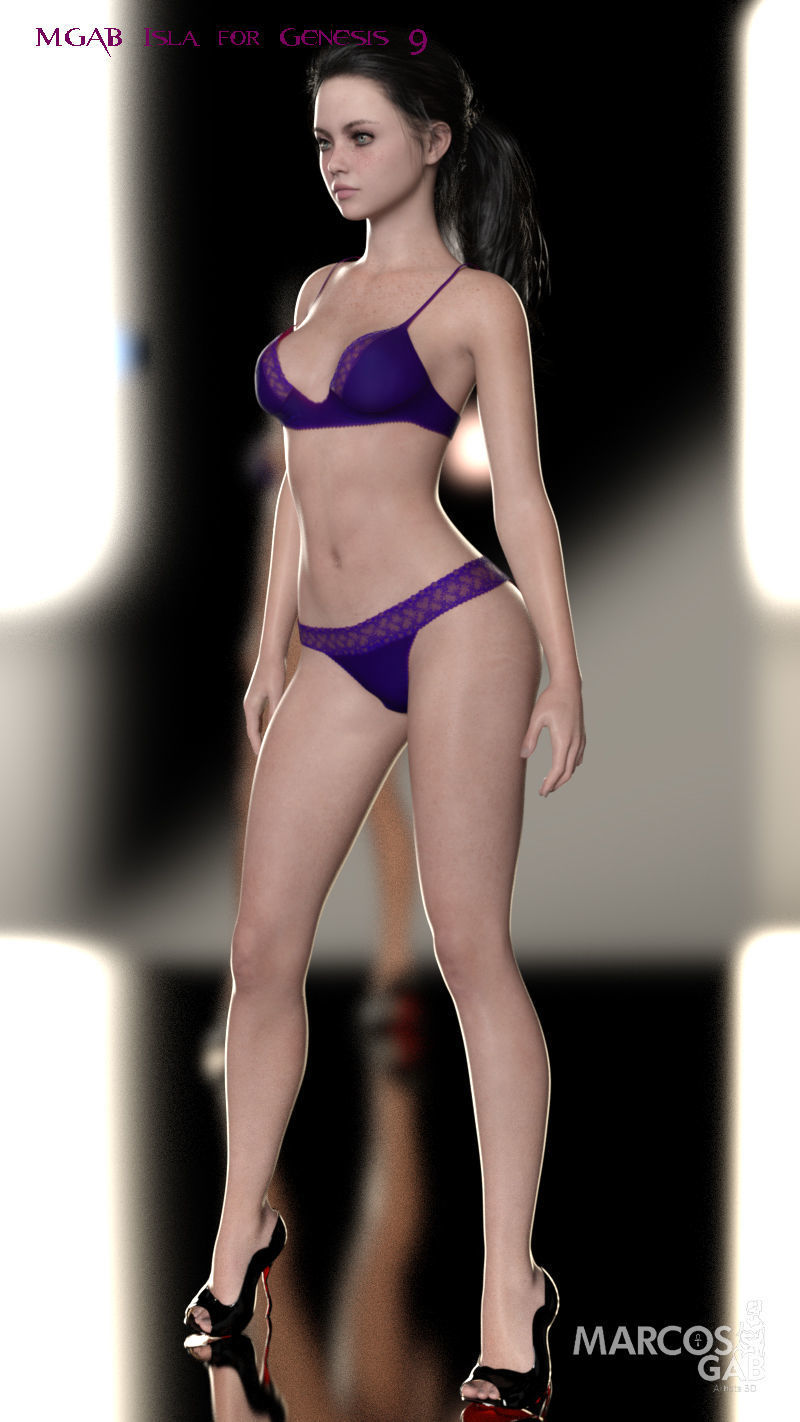 MGAB Isla for Genesis 9 3D model_24