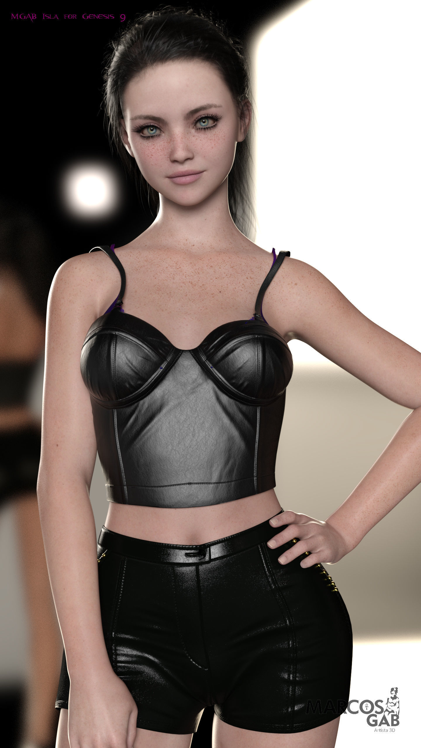 MGAB Isla for Genesis 9 3D model_1