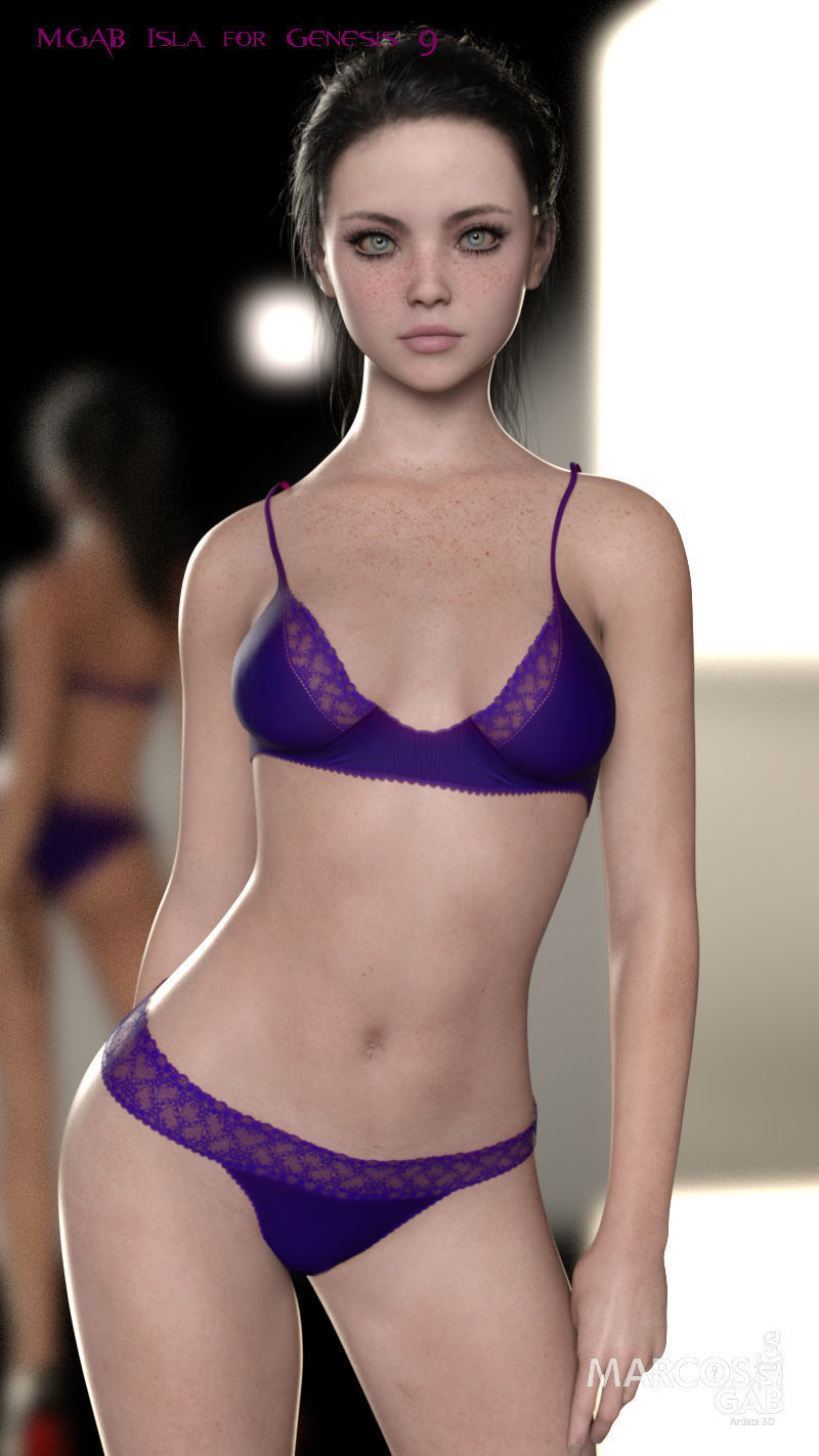 MGAB Isla for Genesis 9 3D model_18