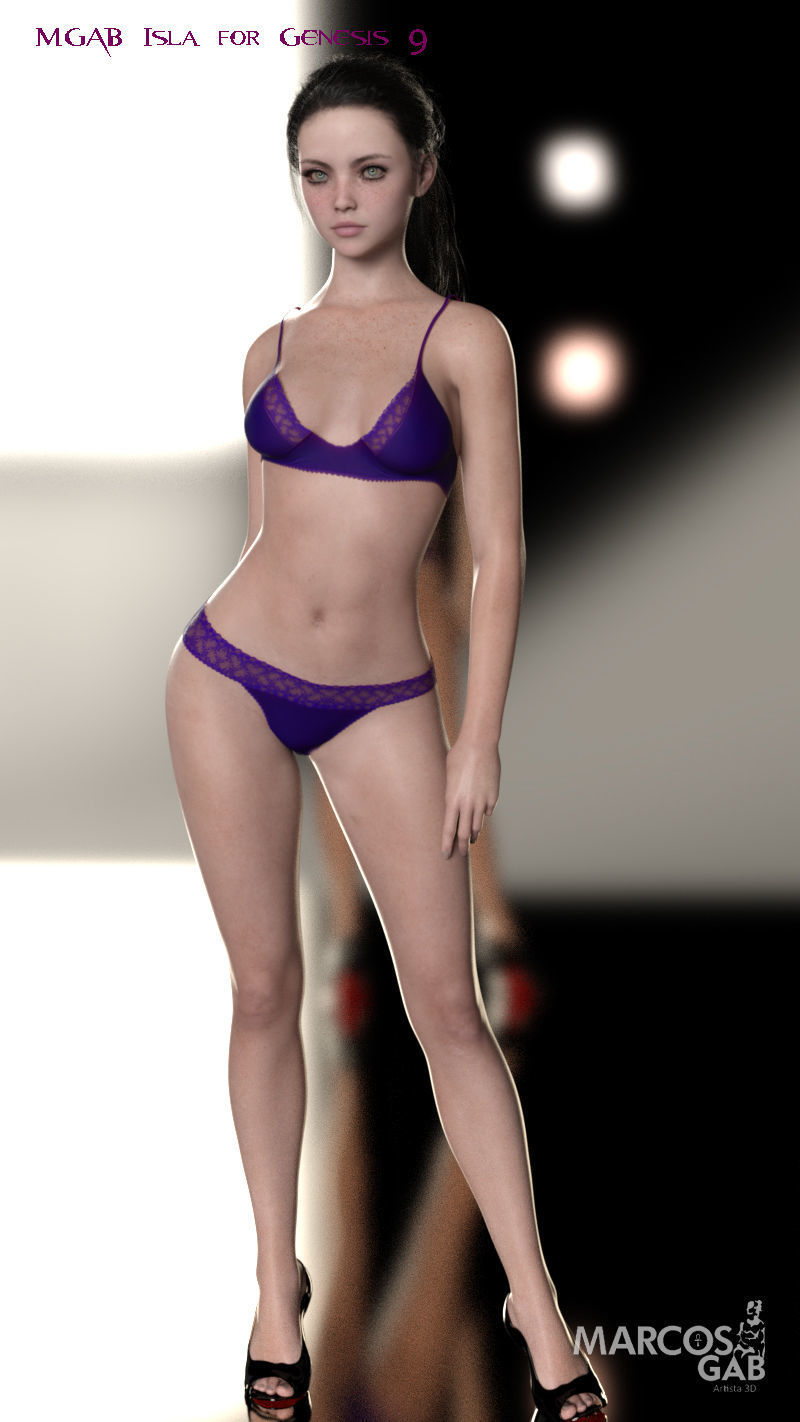 MGAB Isla for Genesis 9 3D model_16