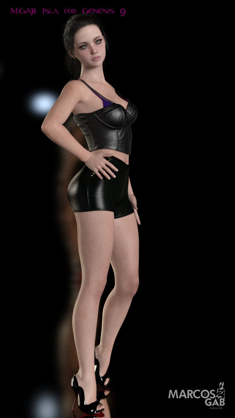MGAB Isla for Genesis 9 3D model_19