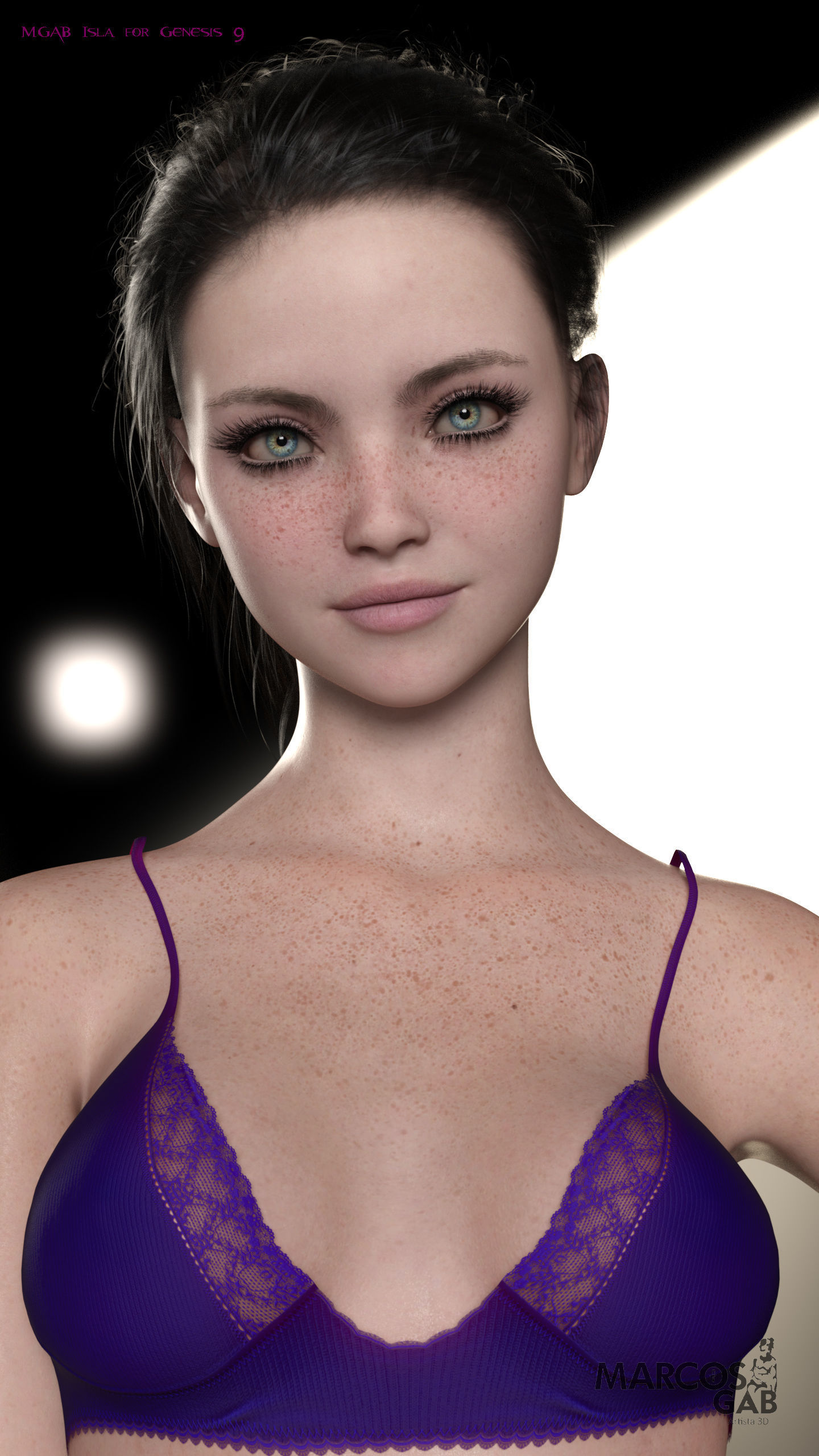 MGAB Isla for Genesis 9 3D model_2