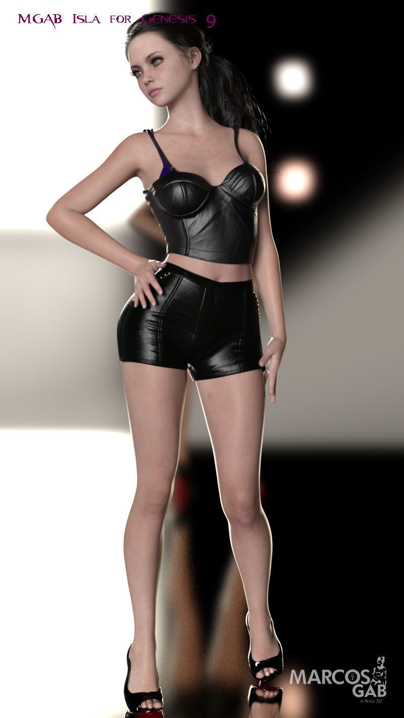 MGAB Isla for Genesis 9 3D model_21