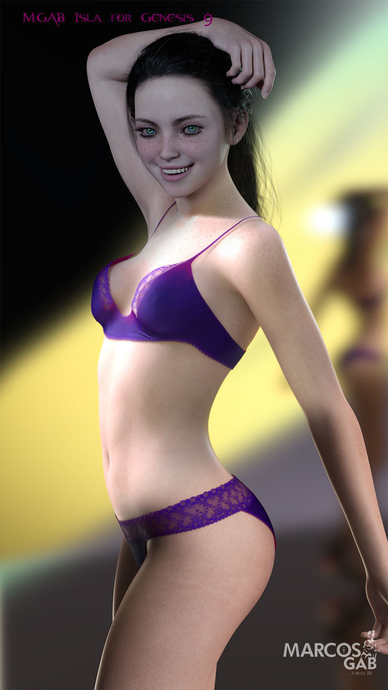 MGAB Isla for Genesis 9 3D model_26