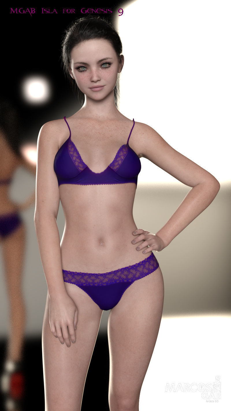 MGAB Isla for Genesis 9 3D model_25