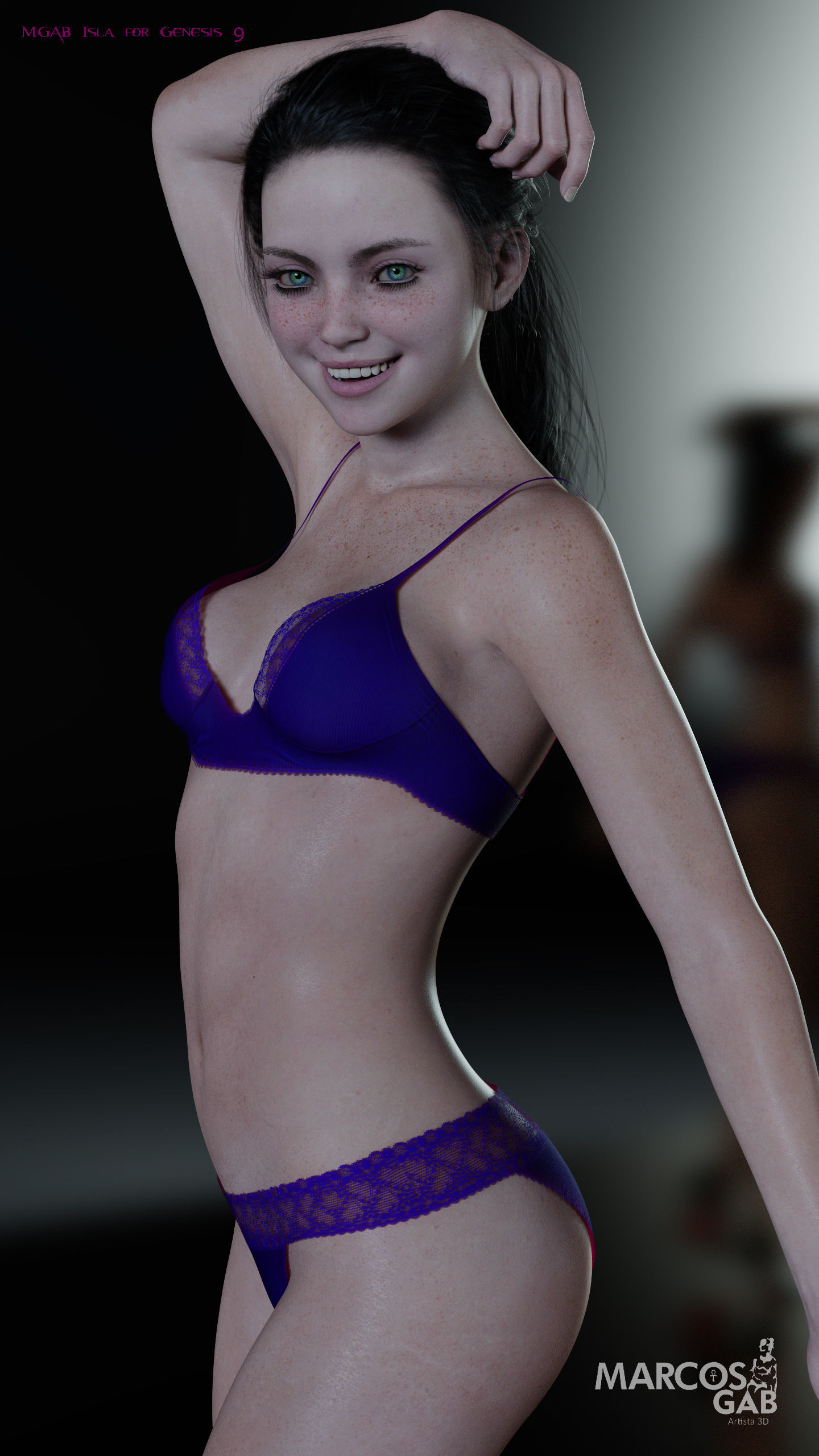 MGAB Isla for Genesis 9 3D model_5