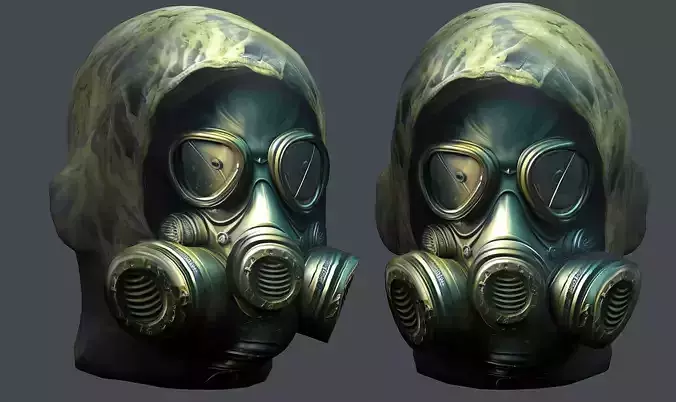 Helmet 3d model military combat Military Low-poly Low-poly 