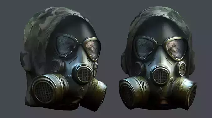 Helmet 3d model military combat Military Low-poly VR