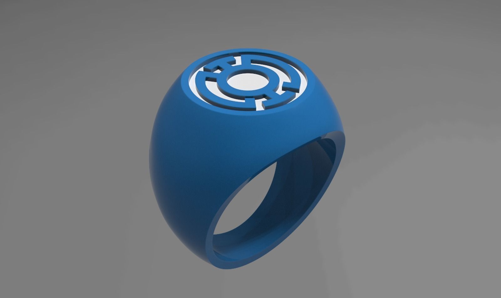 Lantern Corps Rings PACK - 3D Print 3D print model_13