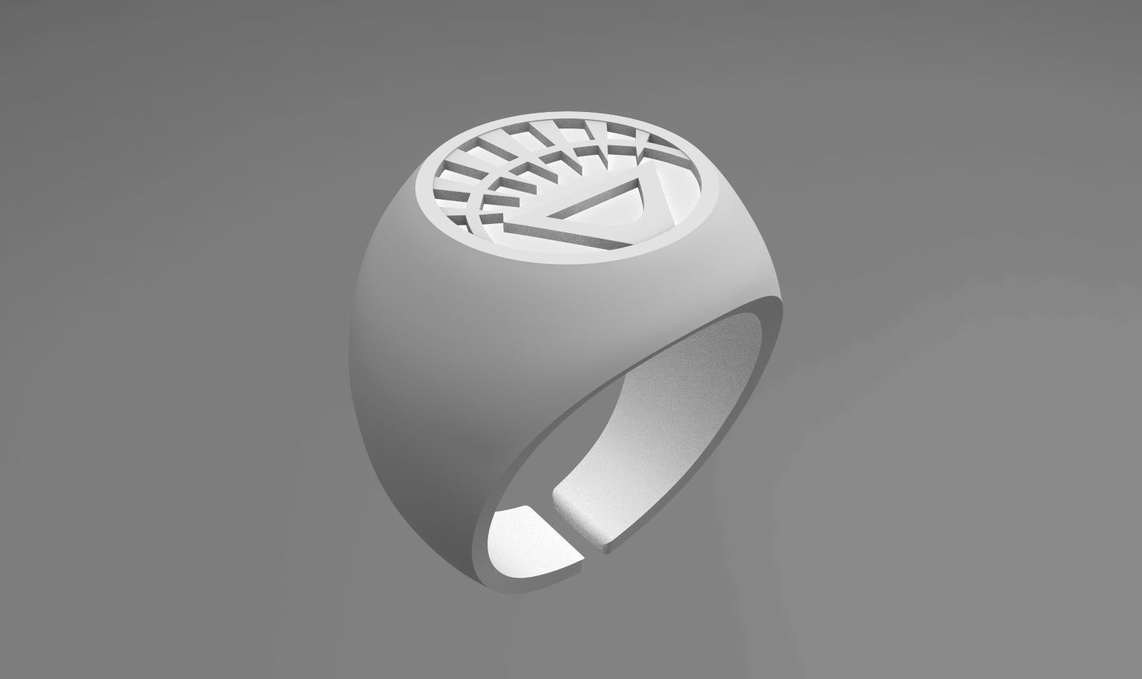 Lantern Corps Rings PACK - 3D Print 3D print model_34