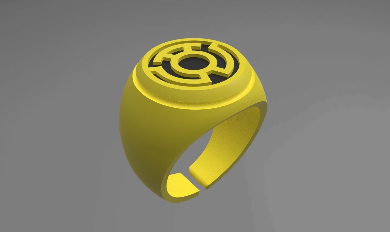 Lantern Corps Rings PACK - 3D Print 3D print model_8