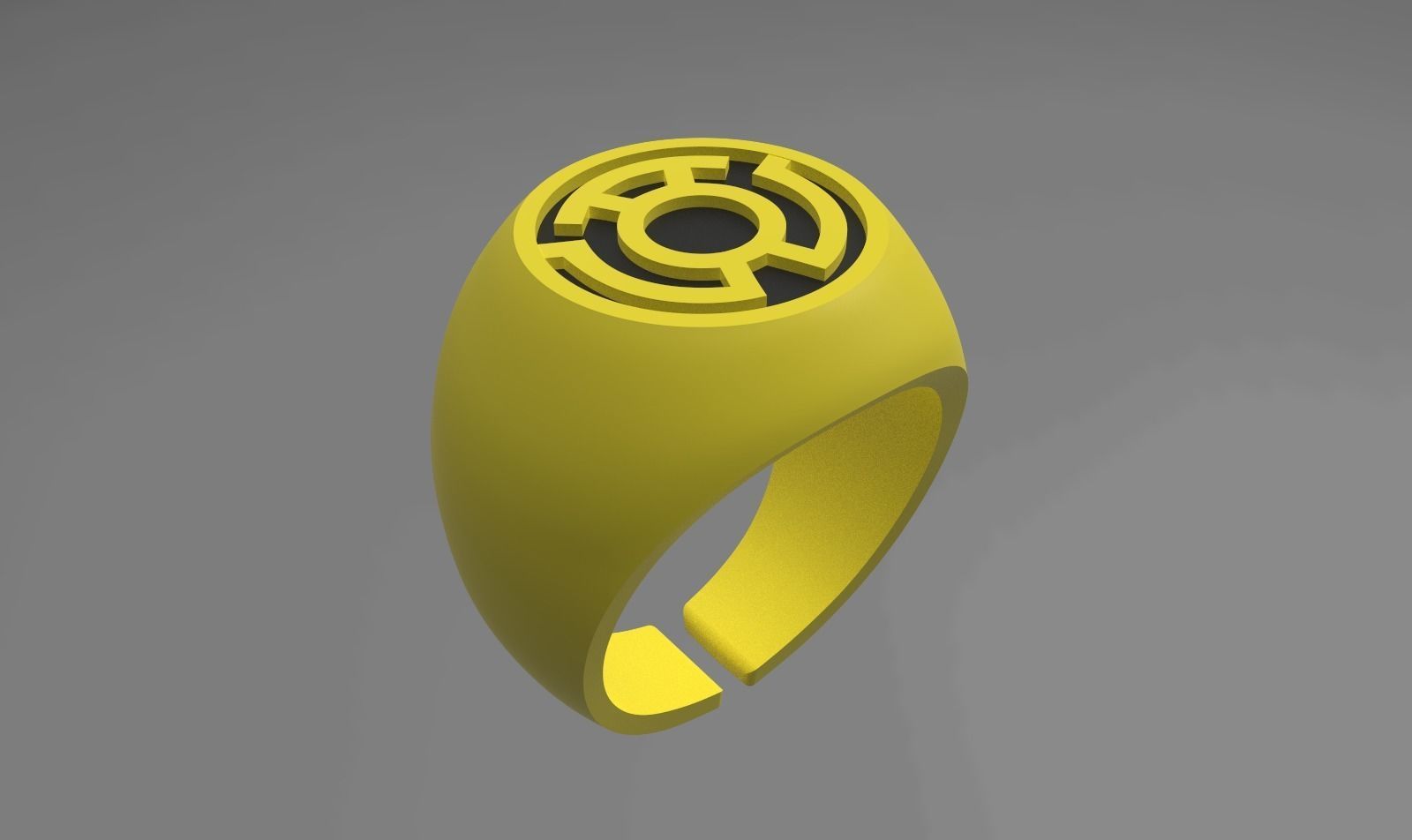 Lantern Corps Rings PACK - 3D Print 3D print model_6