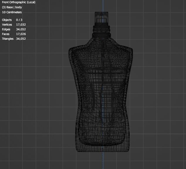 Jean Paul Gaultier - Le Beau Perfume Bottle 3D model_5