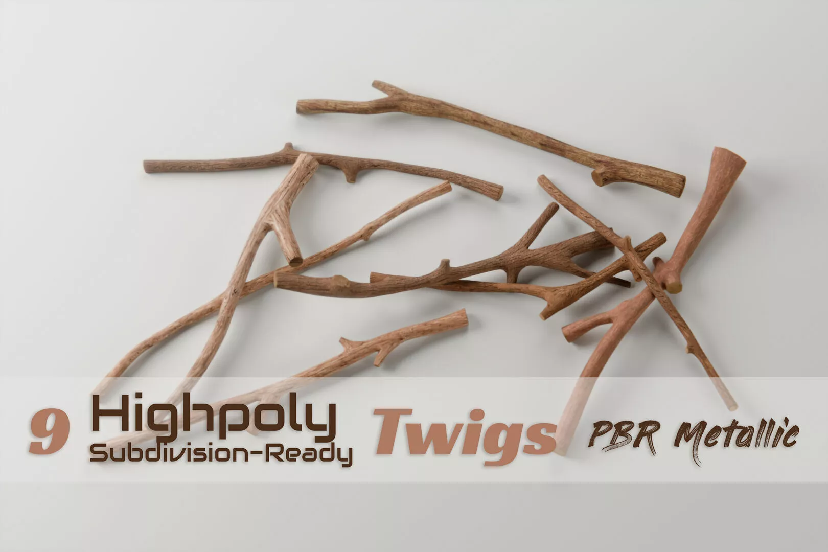 Sticks Free 3D model