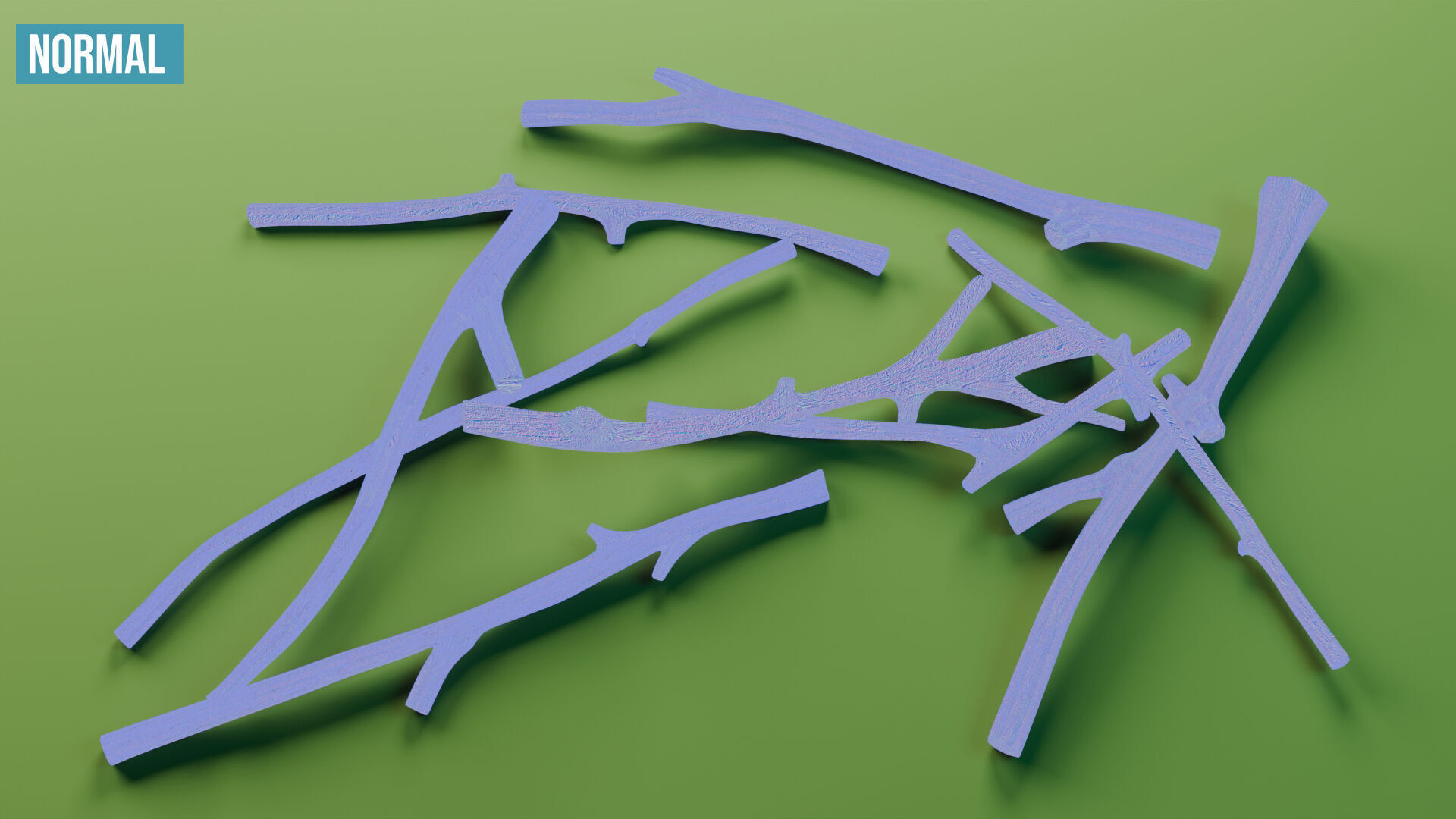 Sticks Free 3D model_30