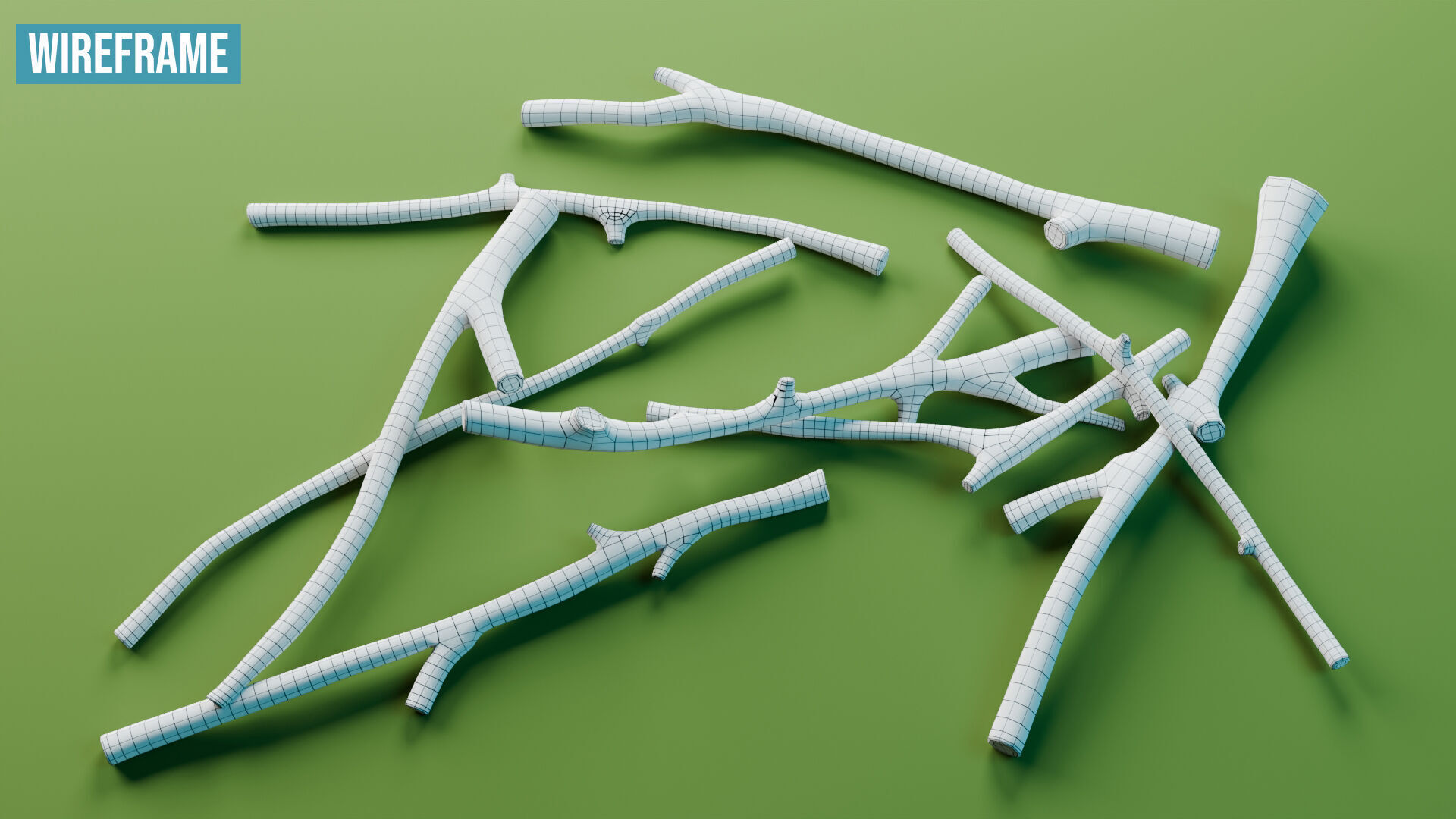 Sticks Free 3D model_6