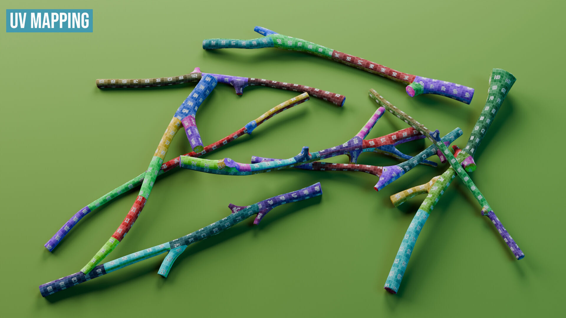 Sticks Free 3D model_21