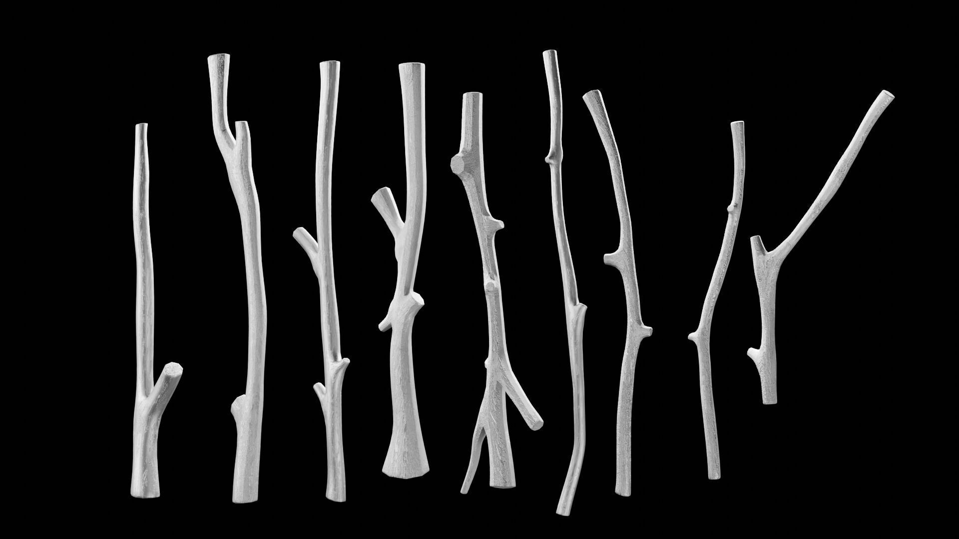 Sticks Free 3D model_20