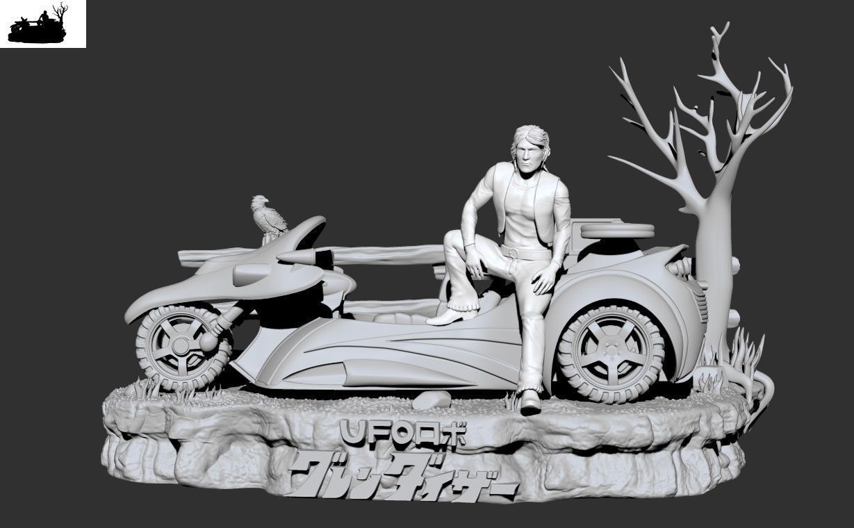 Daisuke - Grendizer 3D print model_17