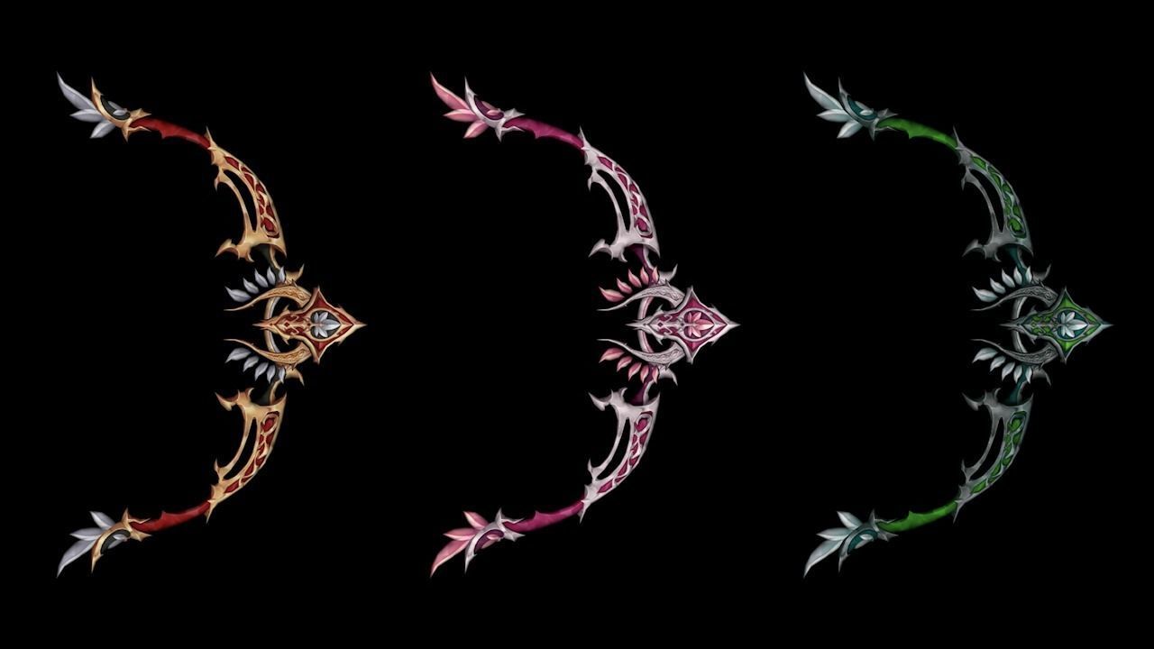 Royal Guard Bow Low-poly 3D model_4