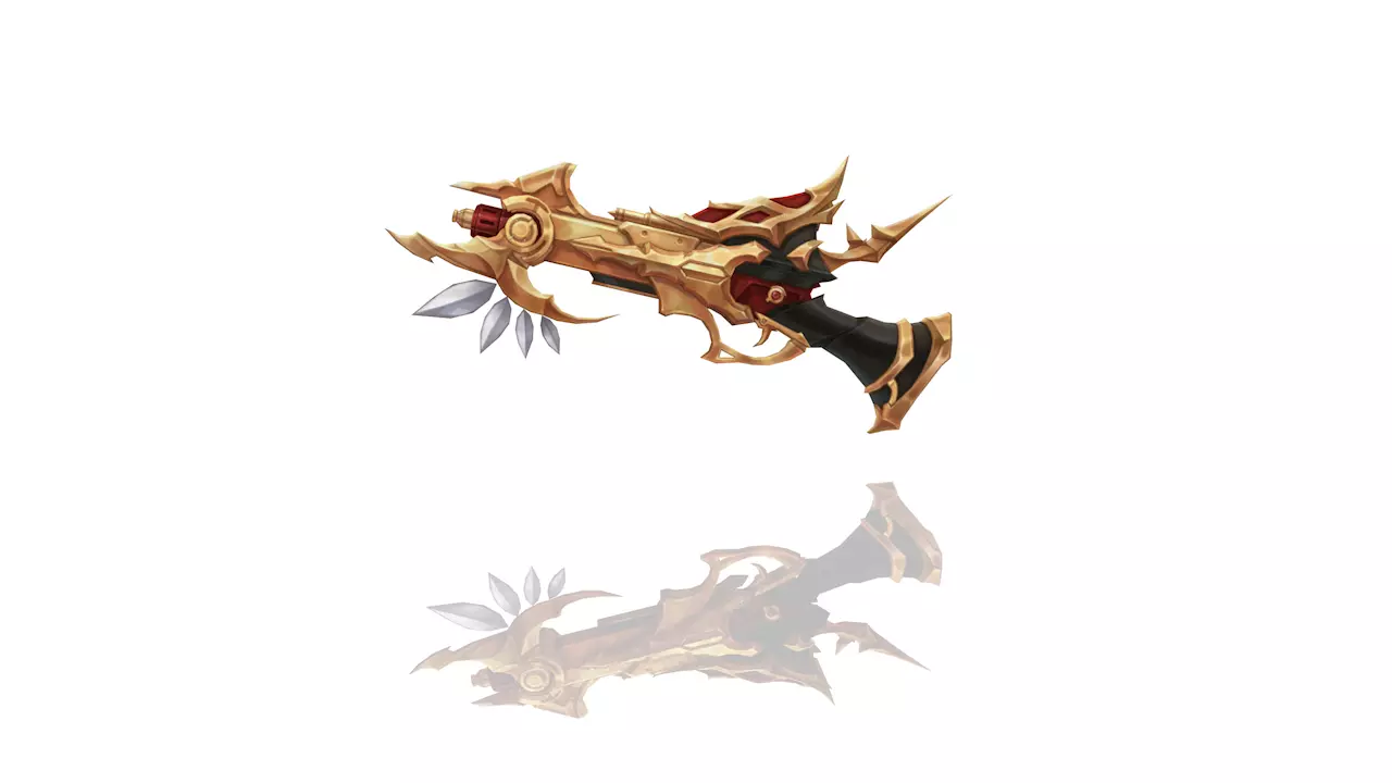 Royal Guard Gun Low-poly 3D model_0