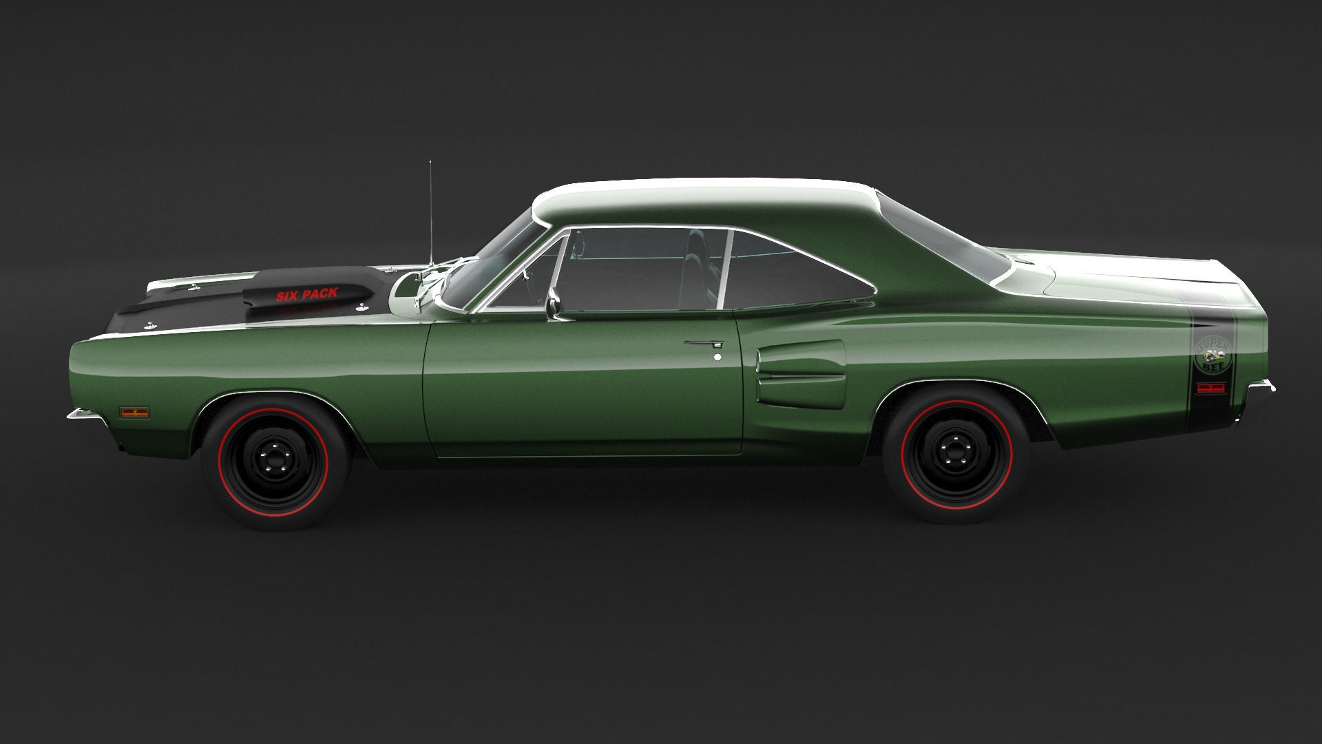 1969 Dodge Coronet Super Bee 3D model_4