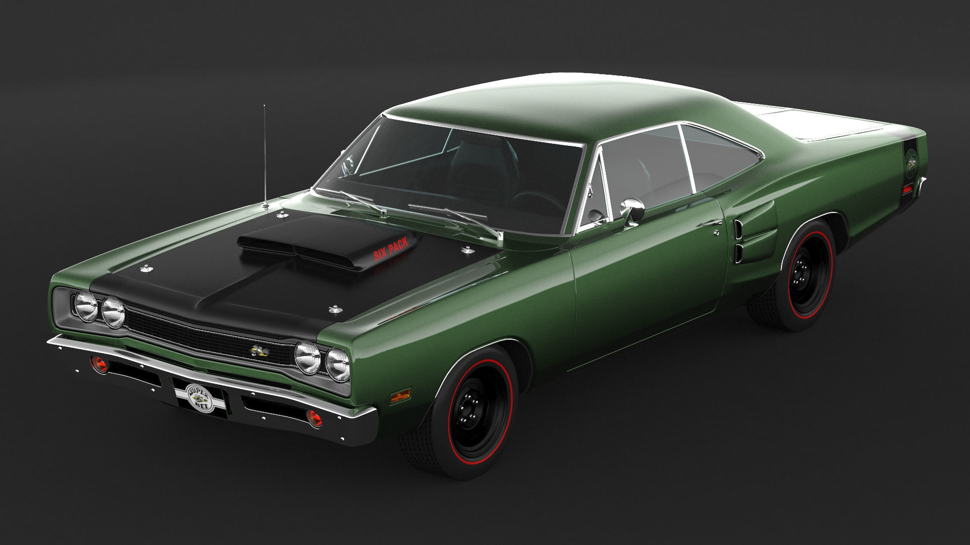 1969 Dodge Coronet Super Bee 3D model_5