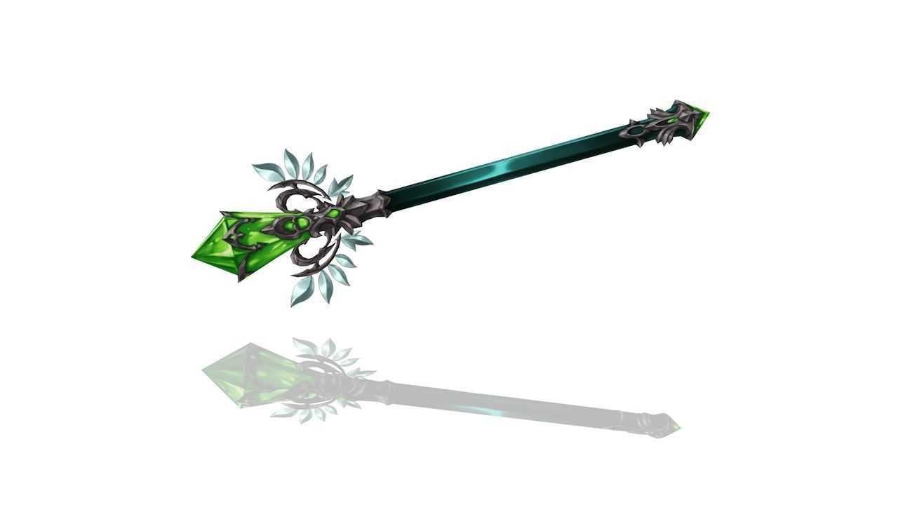 Royal Guard Magic Wand Low-poly 3D model_2