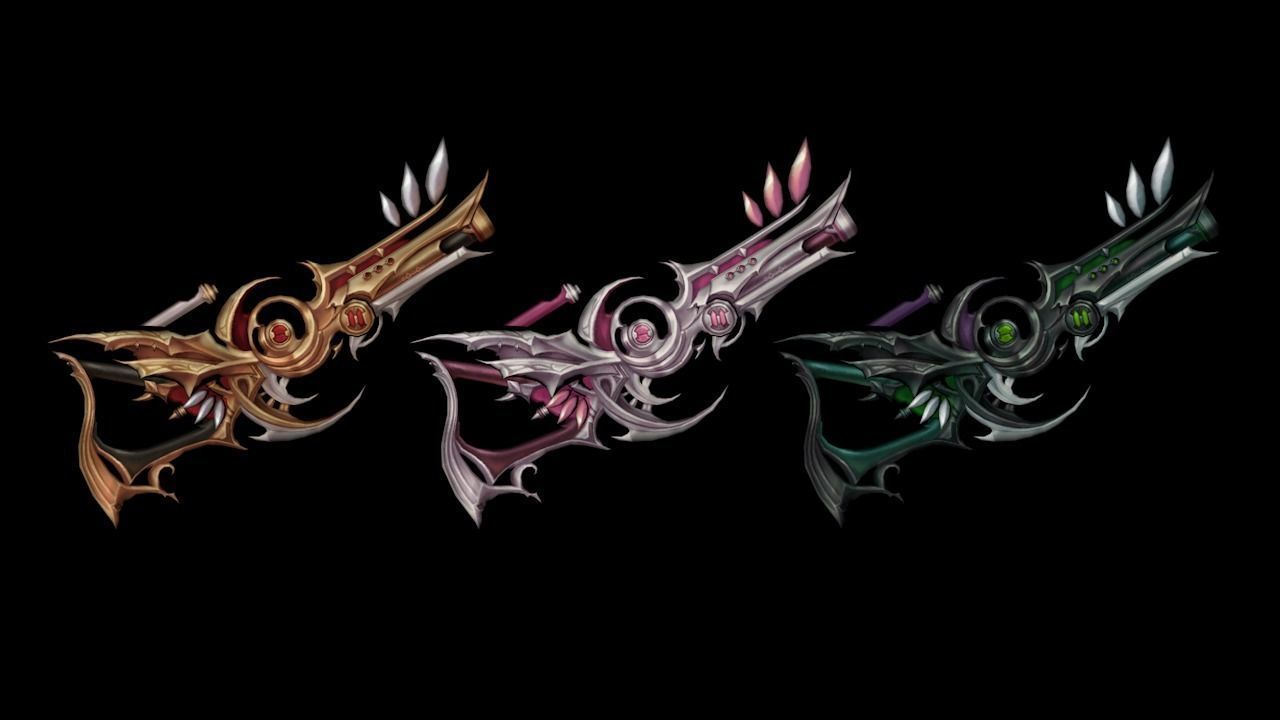 Royal Guard Rifle Low-poly 3D model_4