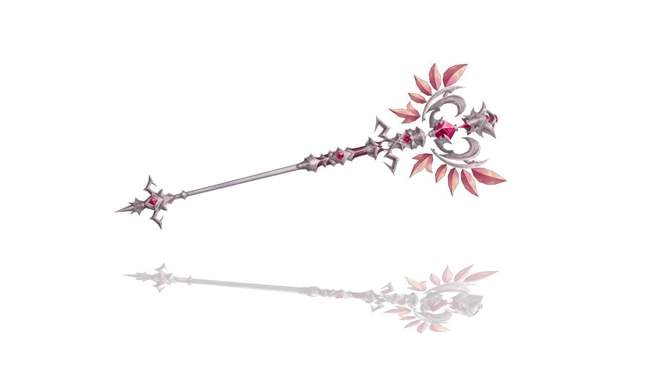 Royal Guard Scepter Low-poly 3D model_1