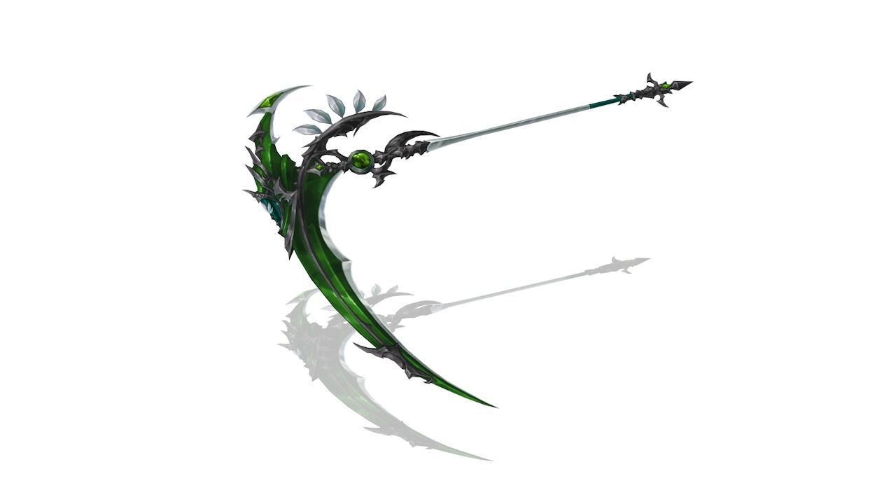 Royal Guard Scythe Low-poly 3D model_2