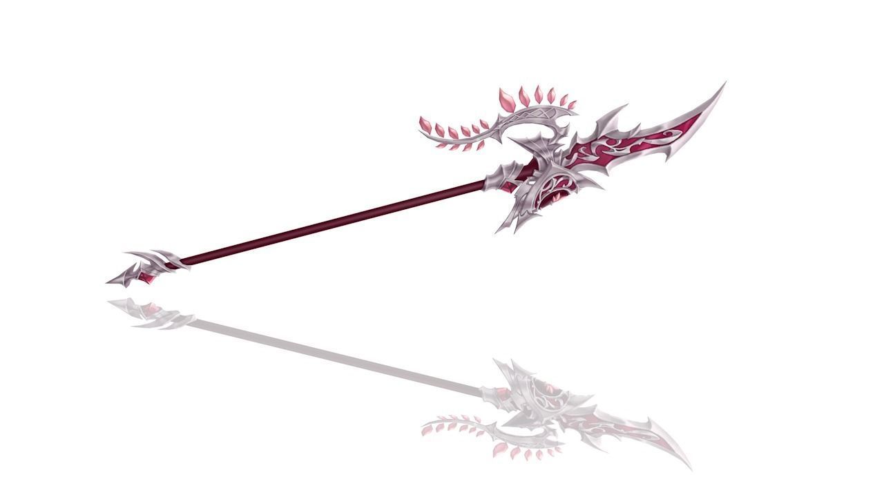 Royal Guard Spear Low-poly 3D model_1