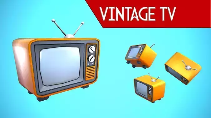 VINTAGE TV CARTOON STYLIZED