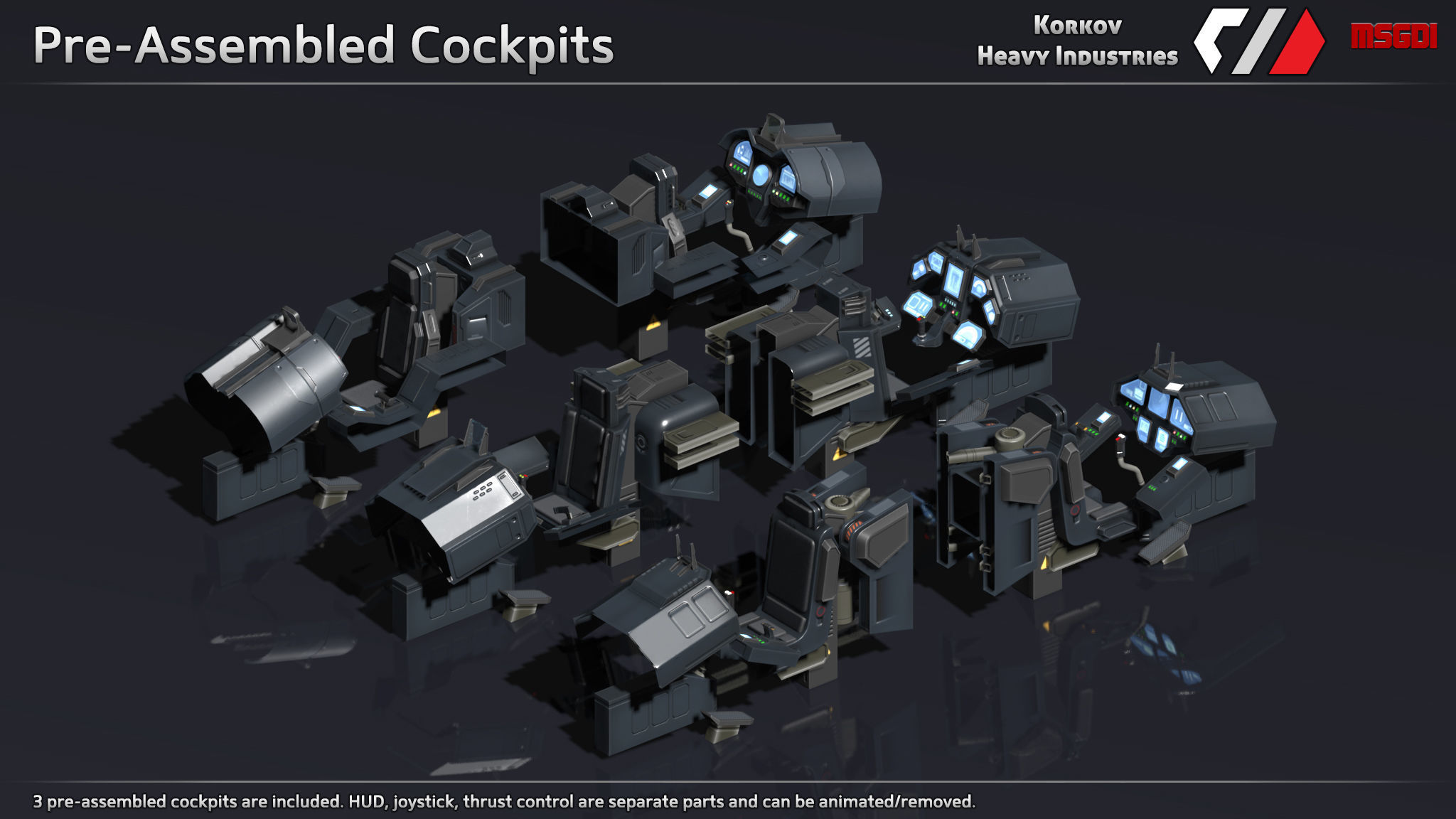 Korkov Heavy Industries Spaceship Collection _12