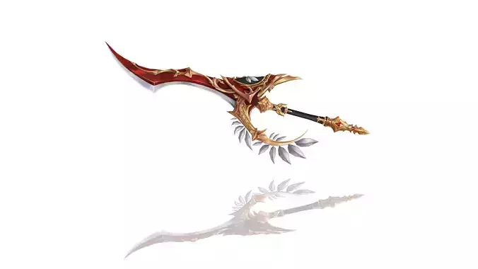 Royal Guard Sword Low-poly 3D model