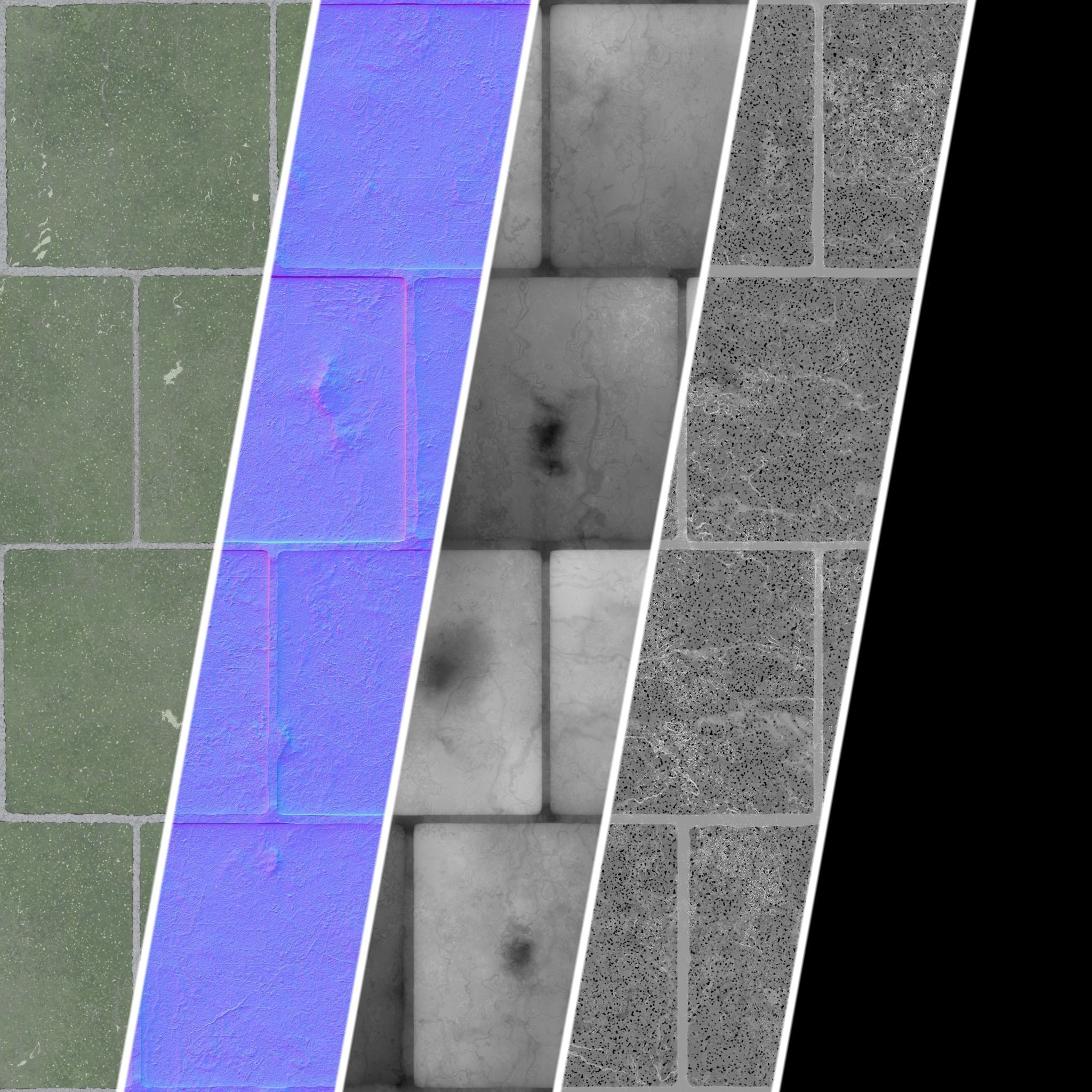 Stone Wall Materials 55- By Sbsar Pbr 4k Seamless Texture_6