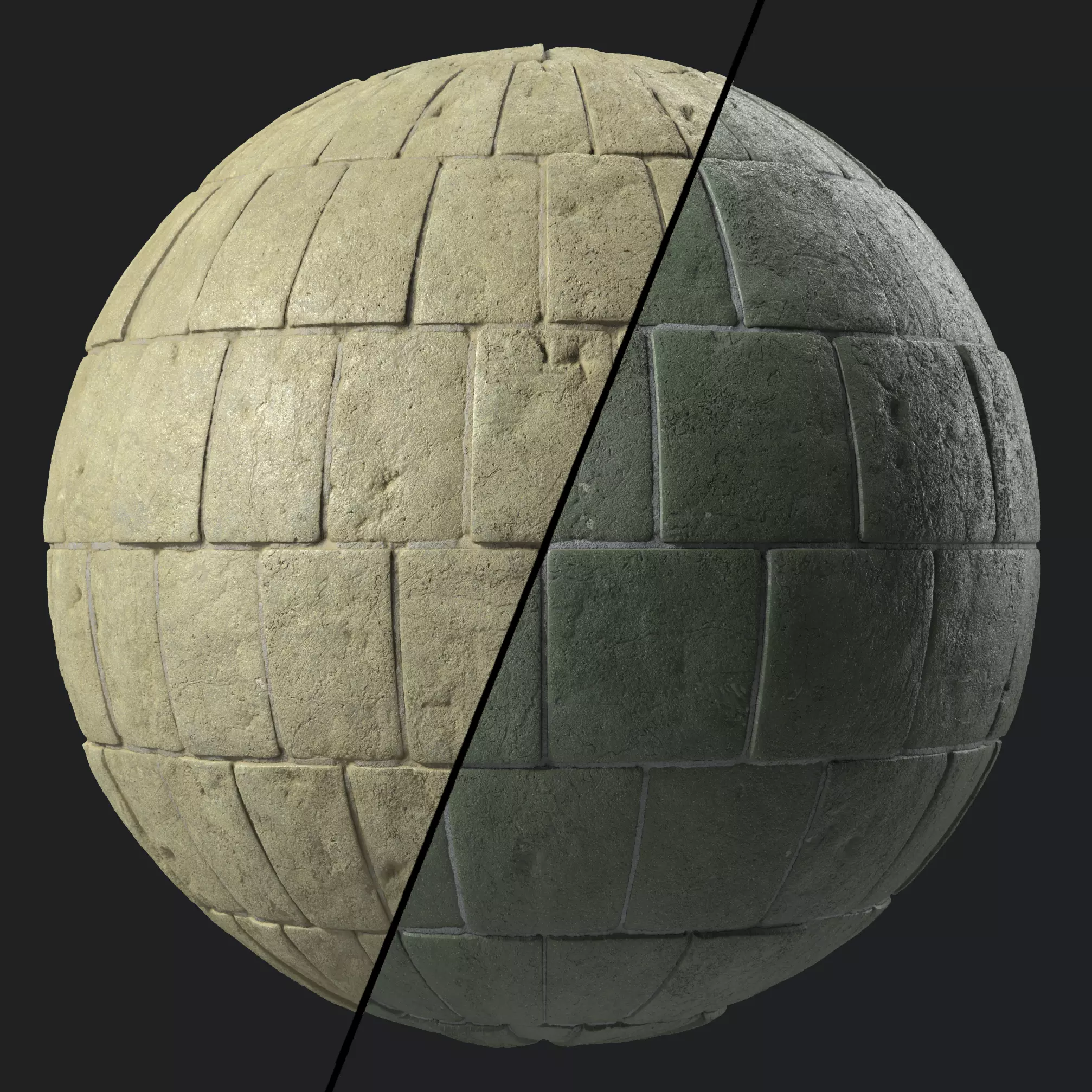 Stone Wall Materials 55- By Sbsar Pbr 4k Seamless Texture_0
