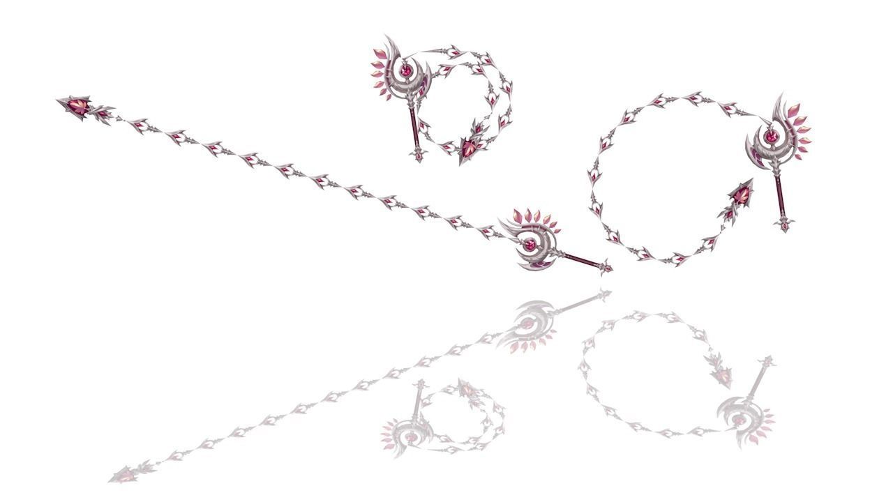 Royal Guard Whip Low-poly 3D model_1