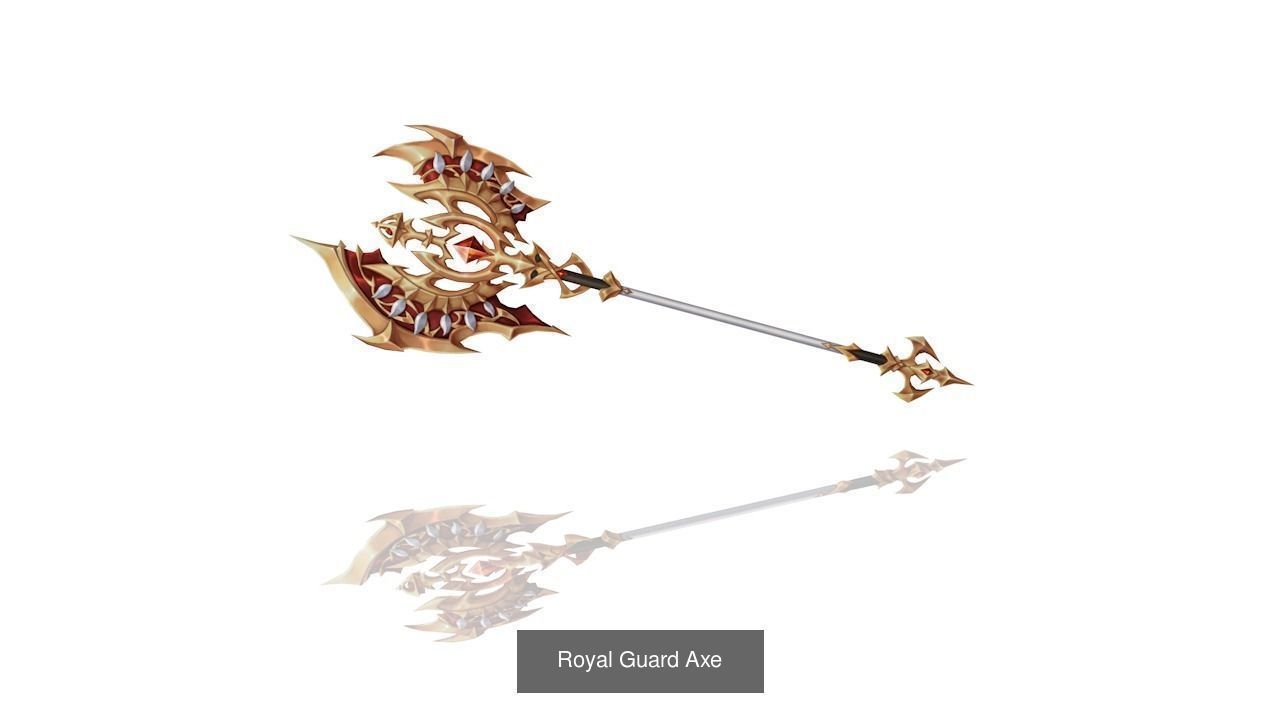 Royal Guard Weapons 3D Model Collection_3