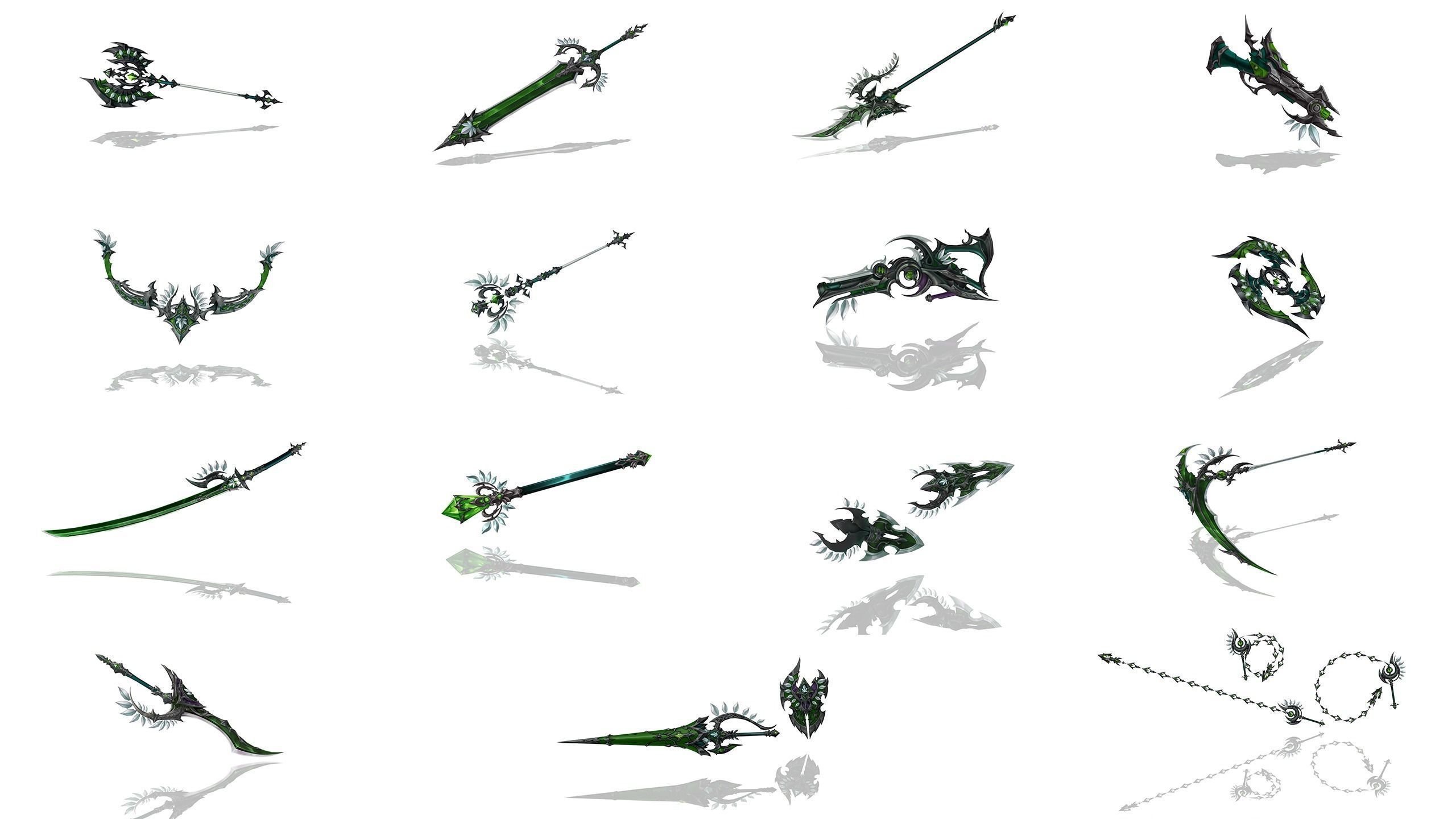 Royal Guard Weapons 3D Model Collection_5