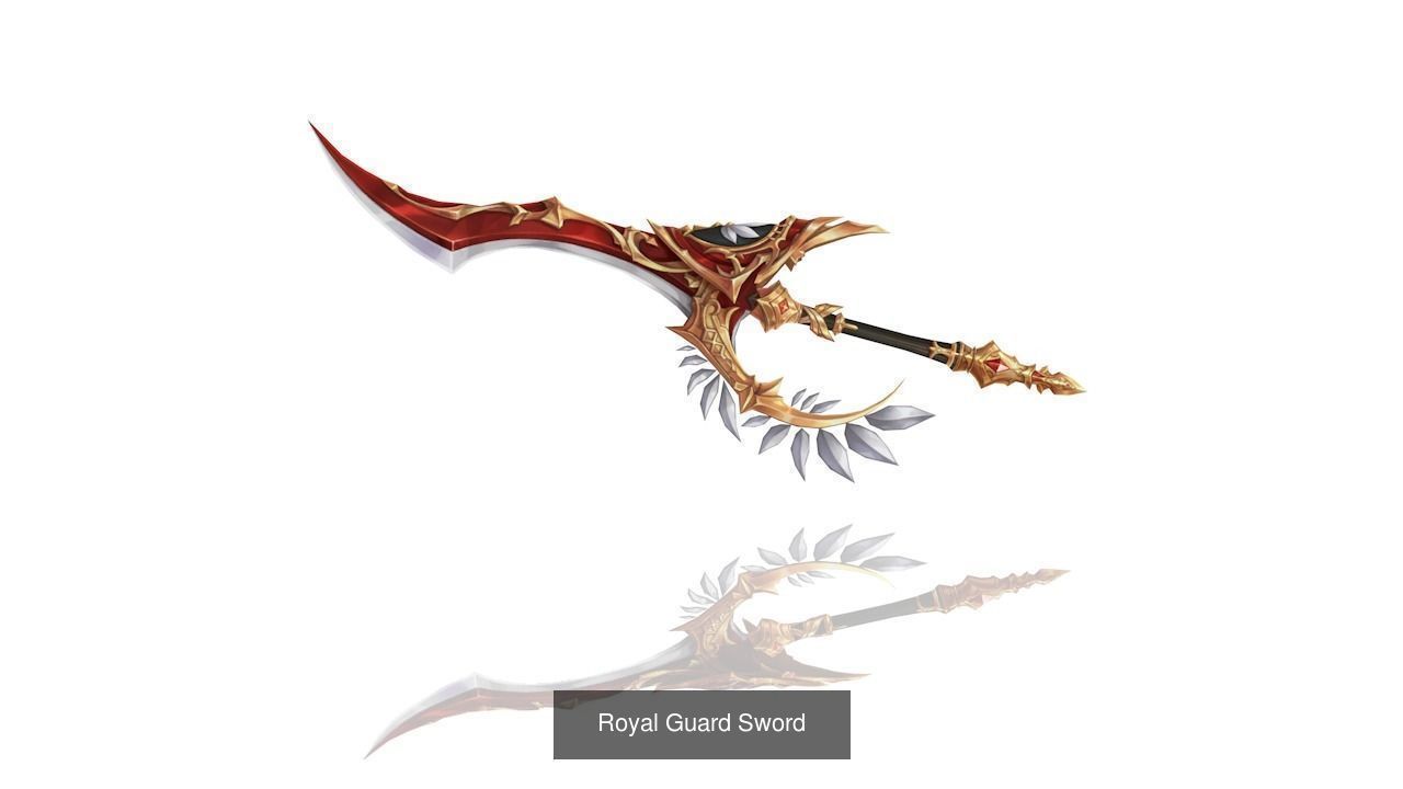 Royal Guard Weapons 3D Model Collection_25