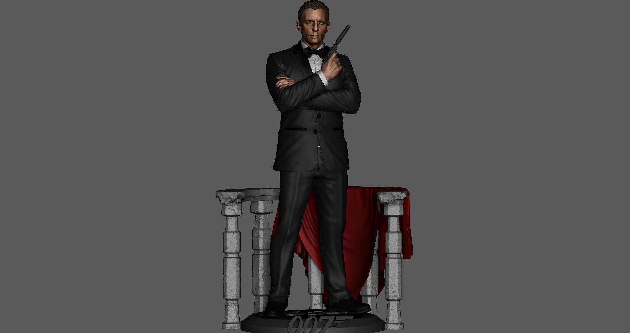 007 James Bond Daniel Craig 3D print model_5