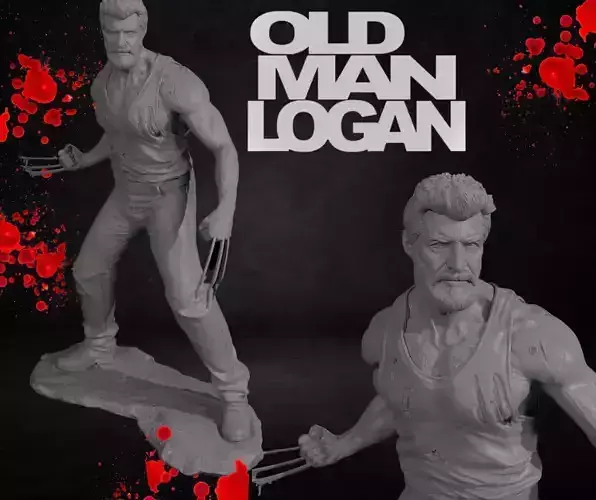 Old Man Logan 3D print model