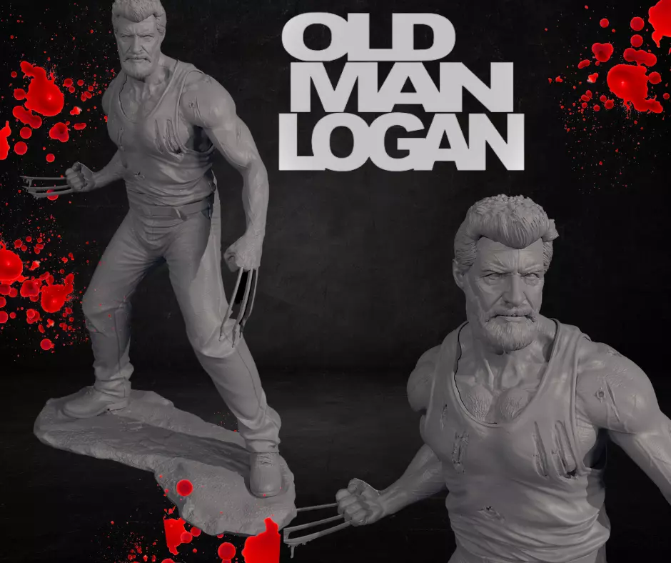 Old Man Logan 3D print model_0