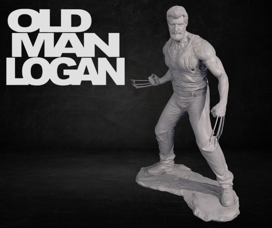 Old Man Logan 3D print model_2