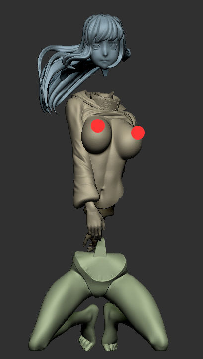 Hinata NFSW  3D print model_3