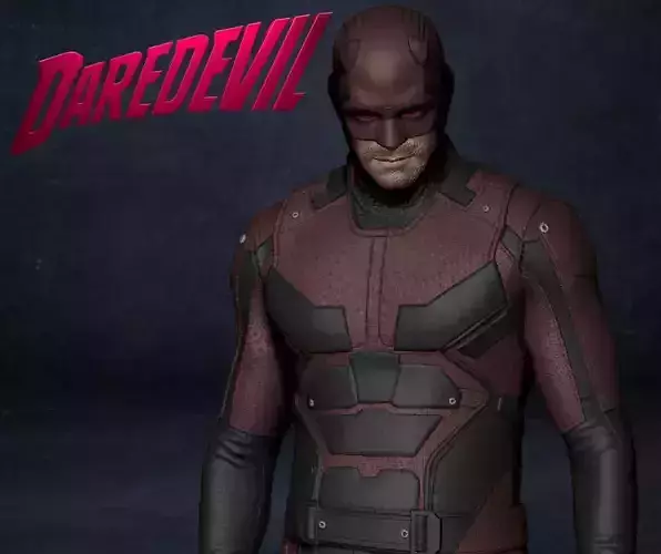 Daredevil-Red Suit 3D print model