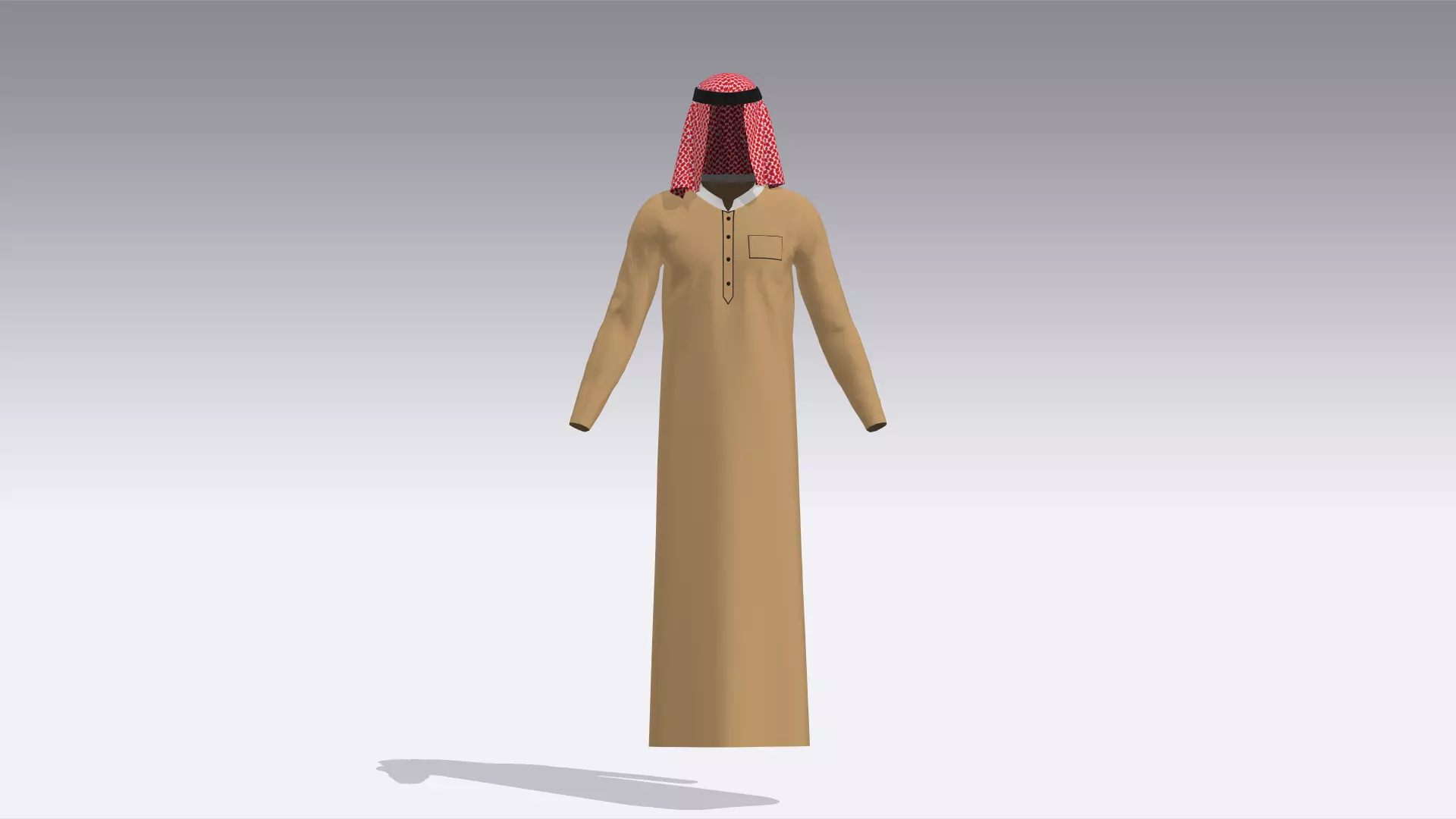 3D model Arab Costume VR / AR / low-poly | CGTrader
